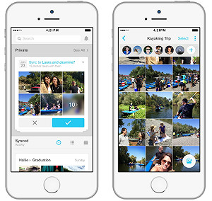 臉書推相片分享App  具人臉辨識功能