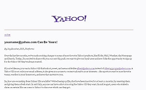 1年沒登入  Yahoo將砍閒置帳號