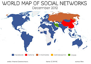 最愛社交網站  臉書在127國勝出