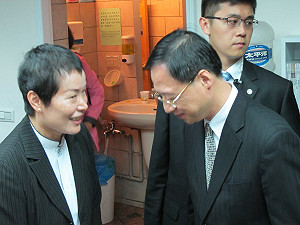 江宜樺探視林  僅關心 不提核四