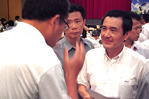 民嗆核四有海嘯問題  馬英九：再研究