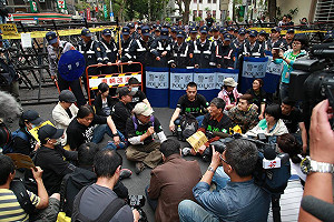 公投盟包圍立院  要立委一起禁食