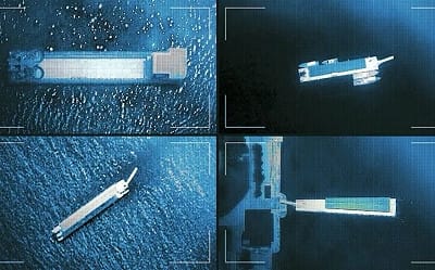 衛星揭金正恩海濱度假奢華生活 80米遊艇配50米泳池及滑水道