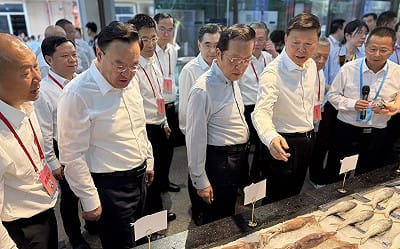 鄭習會兌現成果!張榮恭赴中見證漁產品輸陸:會得到台灣人大力支持