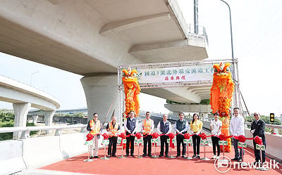 國道1號北外環交流道匝道段通車 黃偉哲:紓解永康交通壅塞