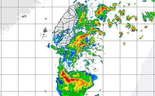 熱低壓狂颳13級  蘭嶼10日下午起停班停課