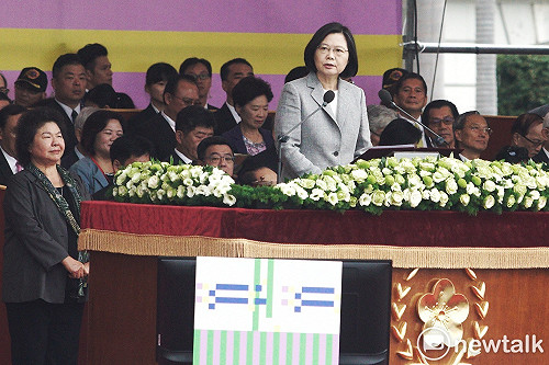 蔡英文國慶談話：我會挺身捍衛國家主權  守住生存空間