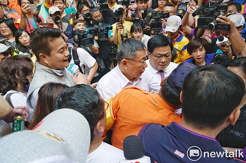 二度參與大甲媽遶境有3不  柯P：不扶轎  不合照  不簽名