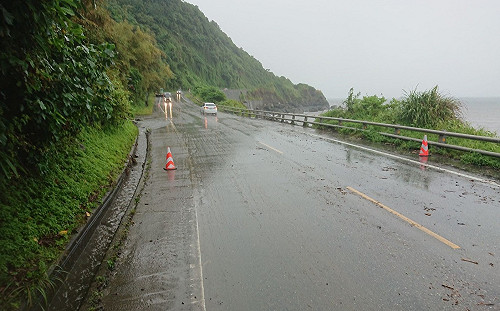 更新》清理排除完畢！花東海岸公路大灣段恢復通車