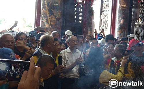 擺脫遲刻魔名號？韓國瑜請假環島行 大拜拜行程提早出發避免遲到