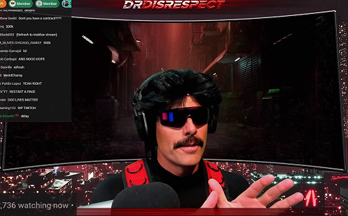 話題狂燒！Dr. Disrespect首次回歸實況破50萬觀眾收看