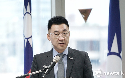 大黑馬韋伯韜表態參選黨主席  江啟臣回應了