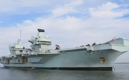 英國駐日使館：伊麗莎白女王號航艦將訪日韓港口