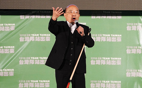 投票前夕 蘇貞昌：三接題目詛咒給人死、美國人覺得台灣怎麼搞我