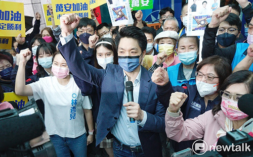 正式參選台北市長 蔣萬安喊：帶領台北市民挺過疫情