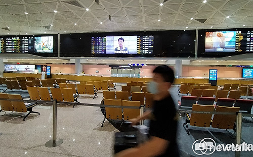 軍演50航班受影響不飛？桃機官網「掛整排取消」