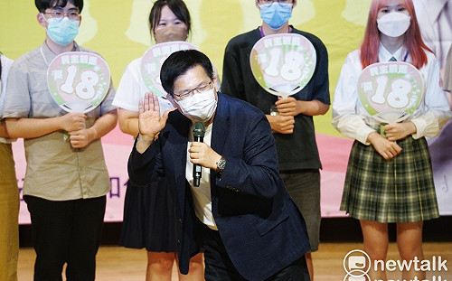 統促黨鬧場！林佳龍：中國對台恫嚇沒停止 台灣民主腳步須加速前進