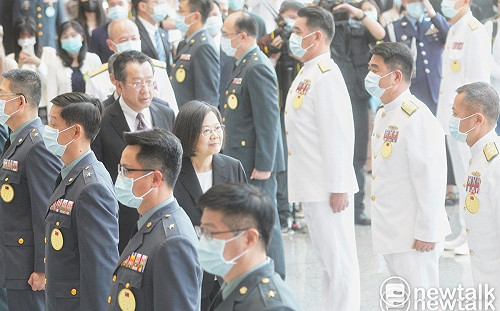 蔡英文勗勉晉階將領：讓世界看到我們守護國家決心