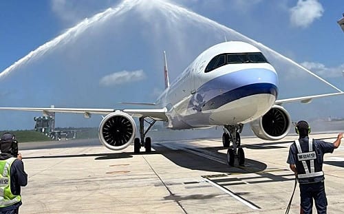 暑假離島航線運力升級！華信航空A321neo今首航澎湖