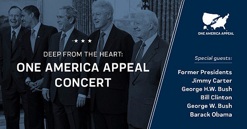 5美國前總統大集合  為颶風災民募款