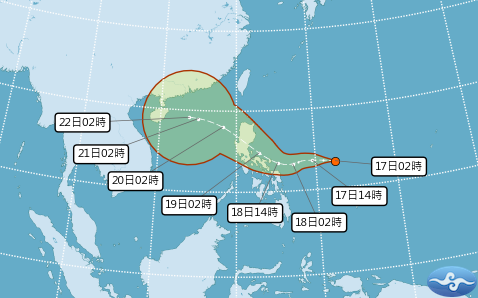 下週「風神颱風+東北季風」發威!全台暴雨降溫天氣一圖看