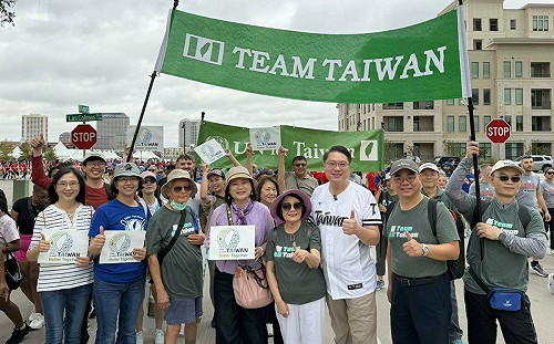 林右昌赴達拉斯挺「UN for Taiwan」 呼籲國際承認台灣合法地位 