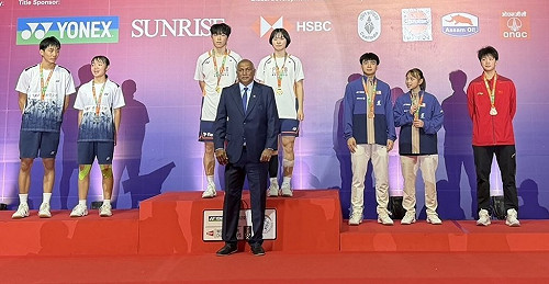 羽球世青錦標賽　洪秉甫、周芸安混雙鍍銀