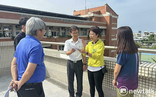 孩子的安全無價　陳亭妃到海佃國小爭取經費守護校園