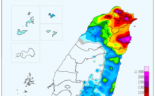 北部東部持續強降雨! 台北、宜蘭、花蓮22日停班課地區、學校一覽