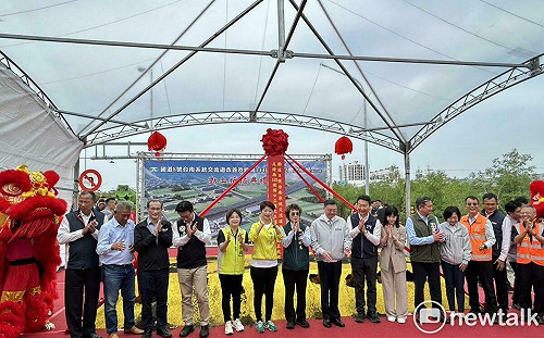 陳亭妃力推國8南133路口立體化動土　中央地方推動37億元交通新樞紐