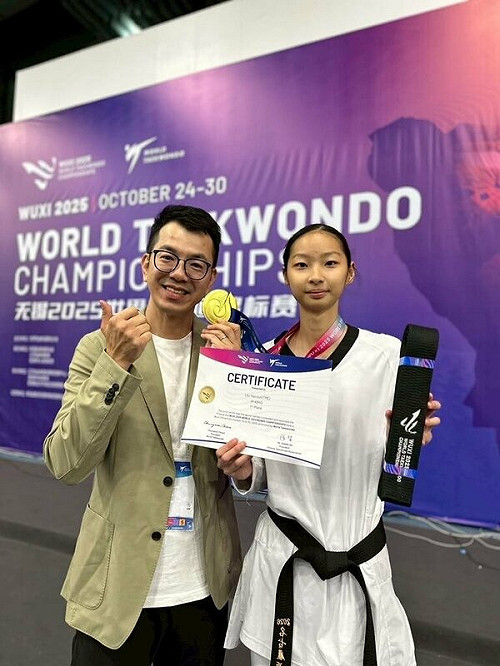 跆拳道新星劉侑芸世錦賽奪金  背後動力是韓國女團