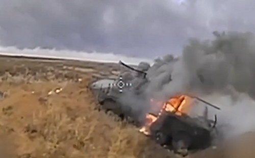 (影) 紅軍城告危!俄軍裝甲縱隊猛攻激戰6小時 烏軍反擊毀戰車、殲敵104人