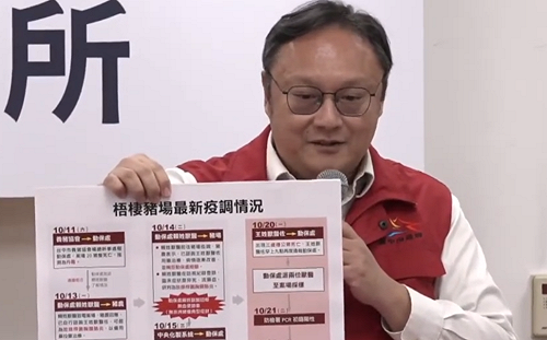 非洲豬瘟案場仍有病毒連夜清消   中市府疫調仍有10項缺失