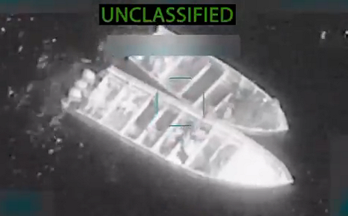 (影)美軍東太平洋3連殺  擊沉4毒品船、14名「毒梟恐怖分子」疑犯