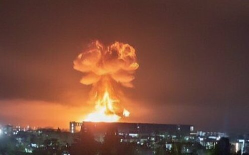 (影) 圖阿普謝被炸出蕈狀雲! 俄港口接連遇襲 「影子艦隊」油輪也被炸沉