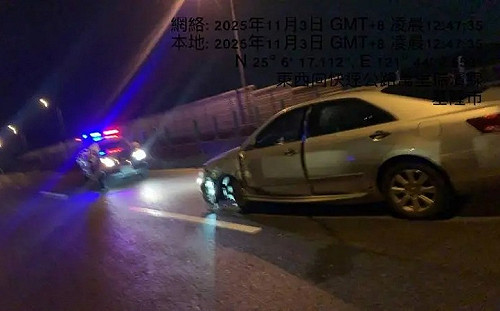 男子酒後快速道路逆向狂飆！酒測值0.98 公共危險罪送辦