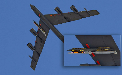 美新型核彈曝光？B-52H搭載不明武器 疑AGM-181核空射巡弋飛彈