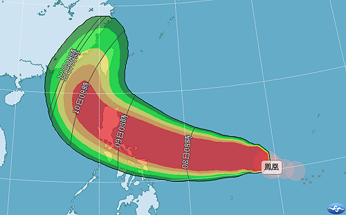 58年來首見？鳳凰穿越台灣將挑戰「最晚登陸颱風」歷史紀錄