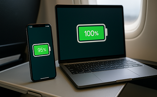 開不了機就飛不了！英美多家航空祭新規　3C產品電量不足恐遭沒收禁登機