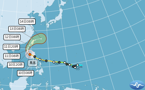 鳳凰颱風北轉侵台！氣象署最快下午發海警、明日發陸警
