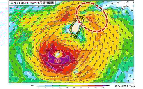 共伴效應今日最明顯！東北季風＋鳳凰颱風   13個縣市「豪大雨特報」