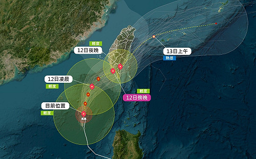 鳳凰颱風路徑添變數！AI估明天「屏東」登陸 各地風雨變化一次看