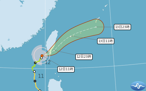 鳳凰颱風減弱仍具威脅！今晚中南部雨勢增多 降雨熱區一圖看