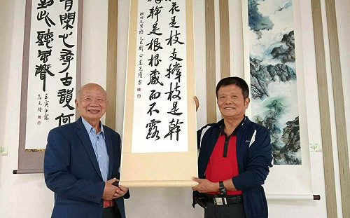 彰化企研40週年藝文聯展 名家高光隆墨寶成亮點