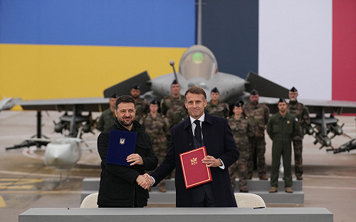 (影) 烏法最大軍購！簽雙邊安全協議 法賣百架陣風戰機 最新SAMP/T也給烏 