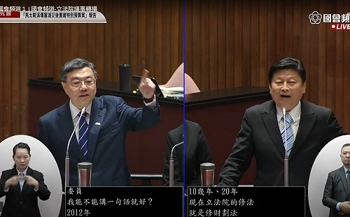 說「全面迎戰」真的戰！ 卓榮泰、傅崐萁國會激動互嗆