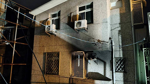 花蓮市出租套房暗夜火災　租客1死3傷