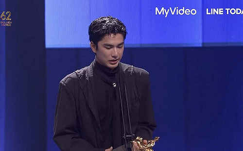 金馬62》曾敬驊奪最佳男配角！哽咽落淚：謝謝這個世界