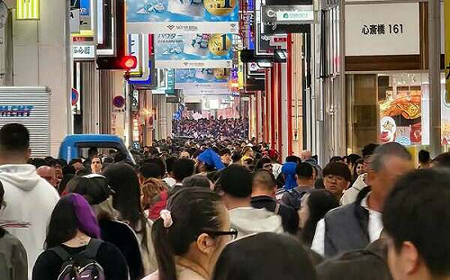 心齋橋人潮依舊爆滿！林氏璧：算中國旅客少了仍難「空街」