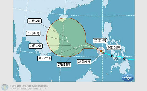 輕颱「天琴」生成！專家揭最新路徑  登陸時間曝光